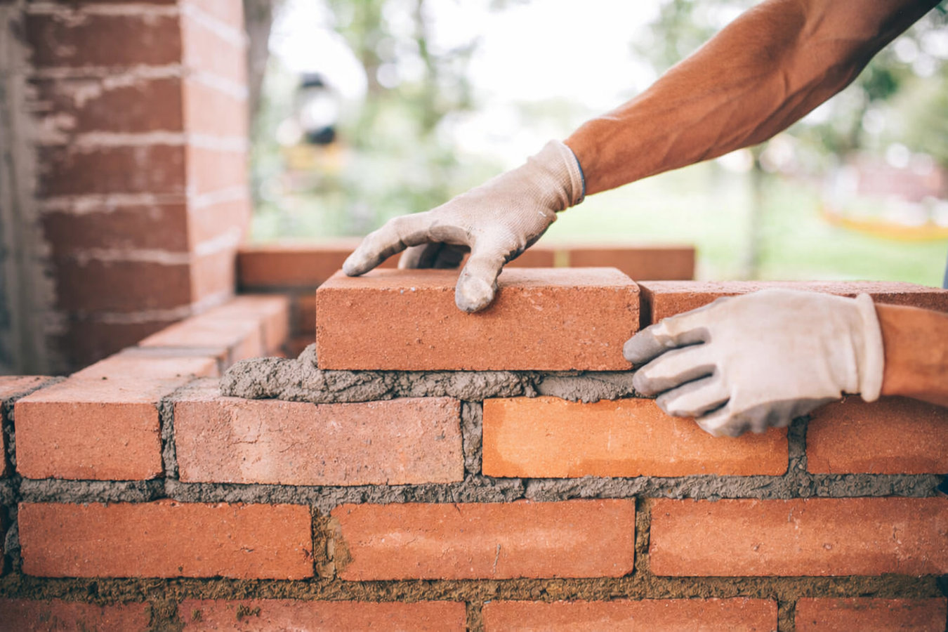 Brick wall installation in Rancho Cucamonga, CA